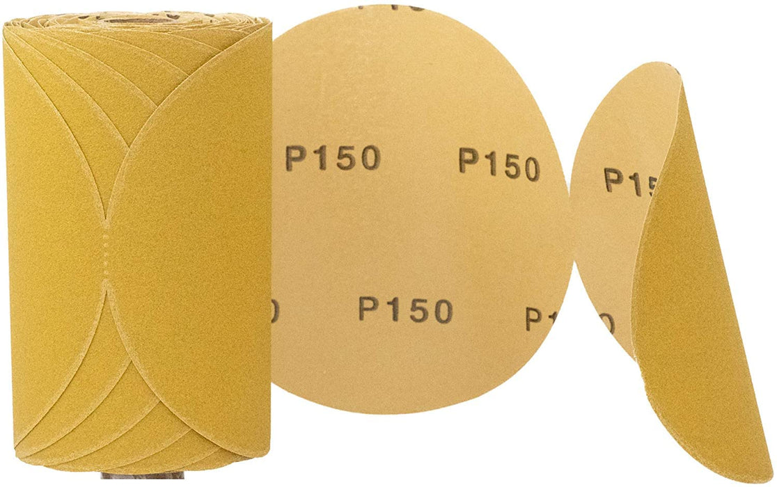 6" Inch PSA DA Sandpaper Roll - 100 Count