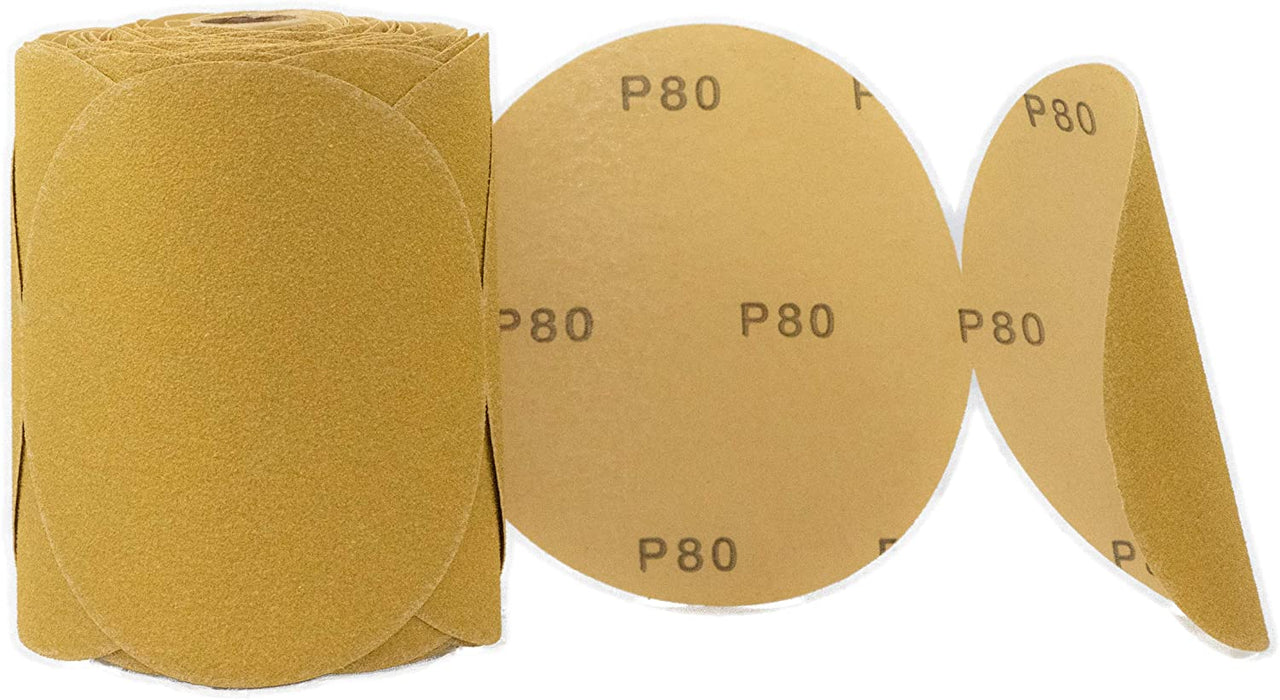 6" Inch PSA DA Sandpaper Roll - 100 Count